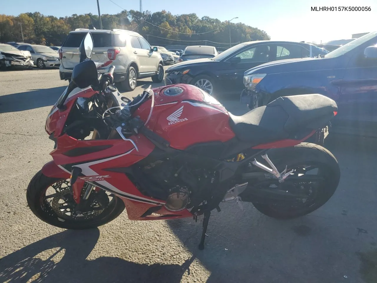 2019 Honda Cbr650 Ra VIN: MLHRH0157K5000056 Lot: 77626964