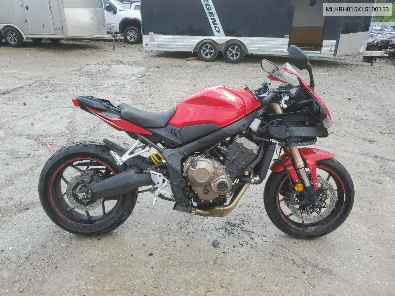 2020 Honda Cbr650 Ra VIN: MLHRH015XL5100153 Lot: 64871564