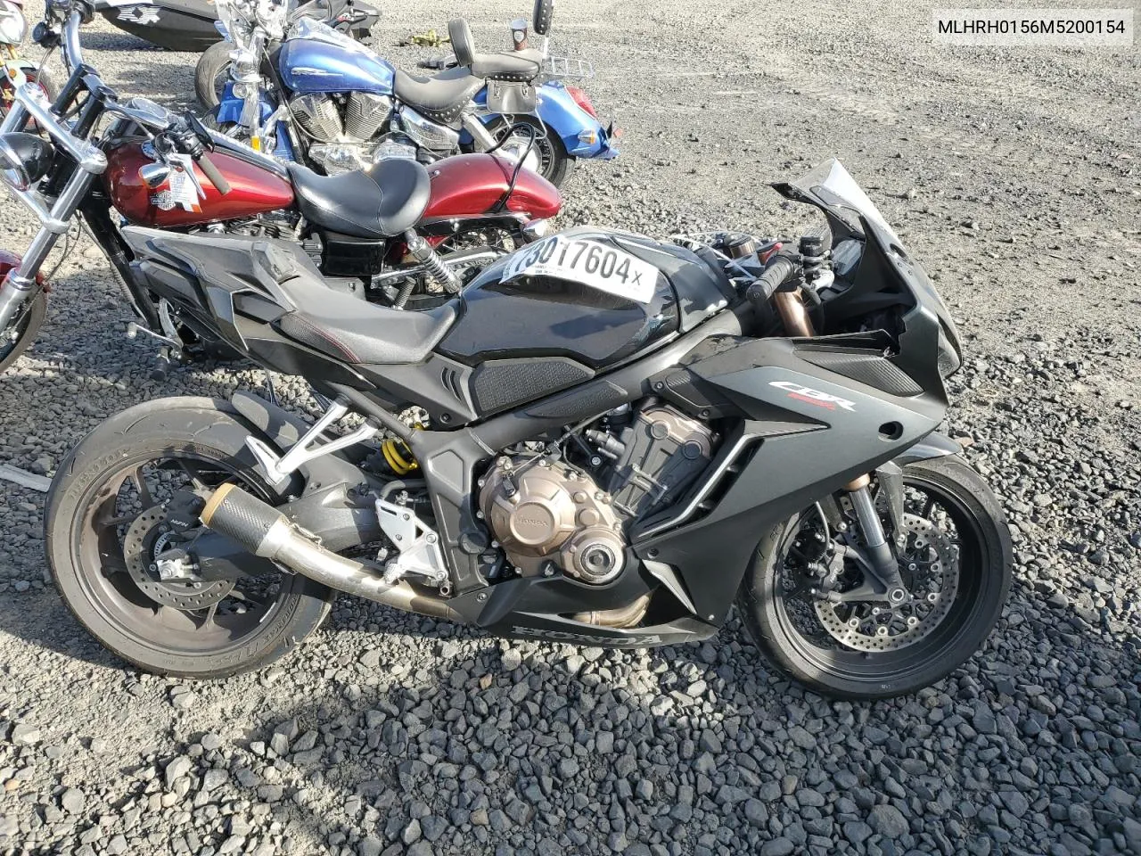 MLHRH0156M5200154 2021 Honda Cbr650 Ra