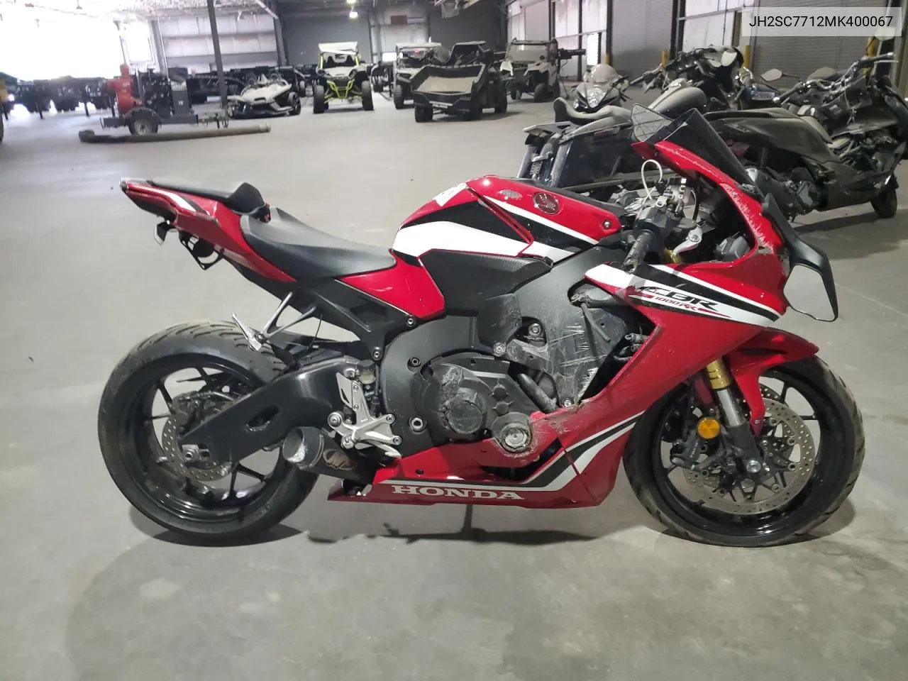 2021 Honda Cbr1000 Rr VIN: JH2SC7712MK400067 Lot: 73538154