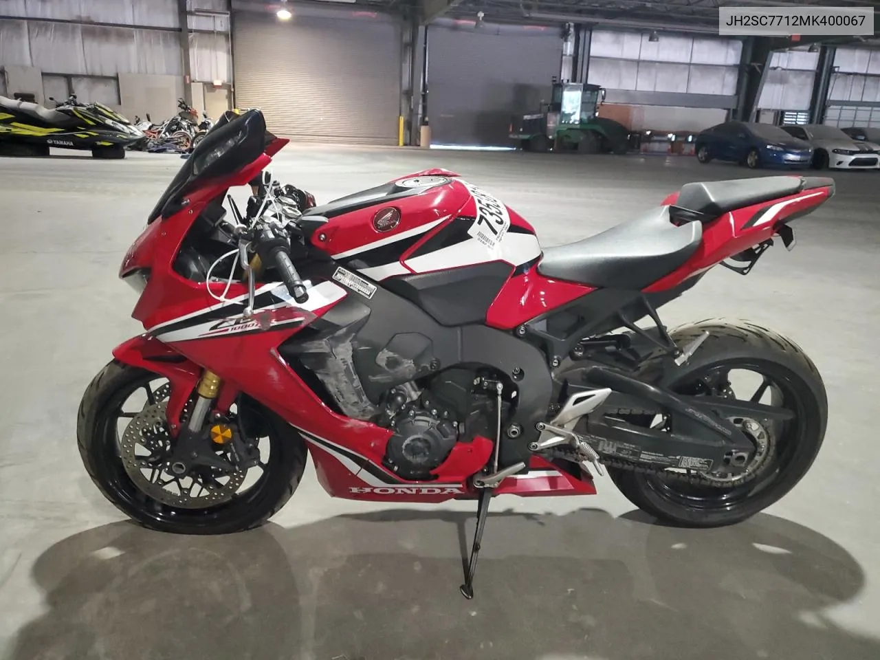 2021 Honda Cbr1000 Rr VIN: JH2SC7712MK400067 Lot: 73538154