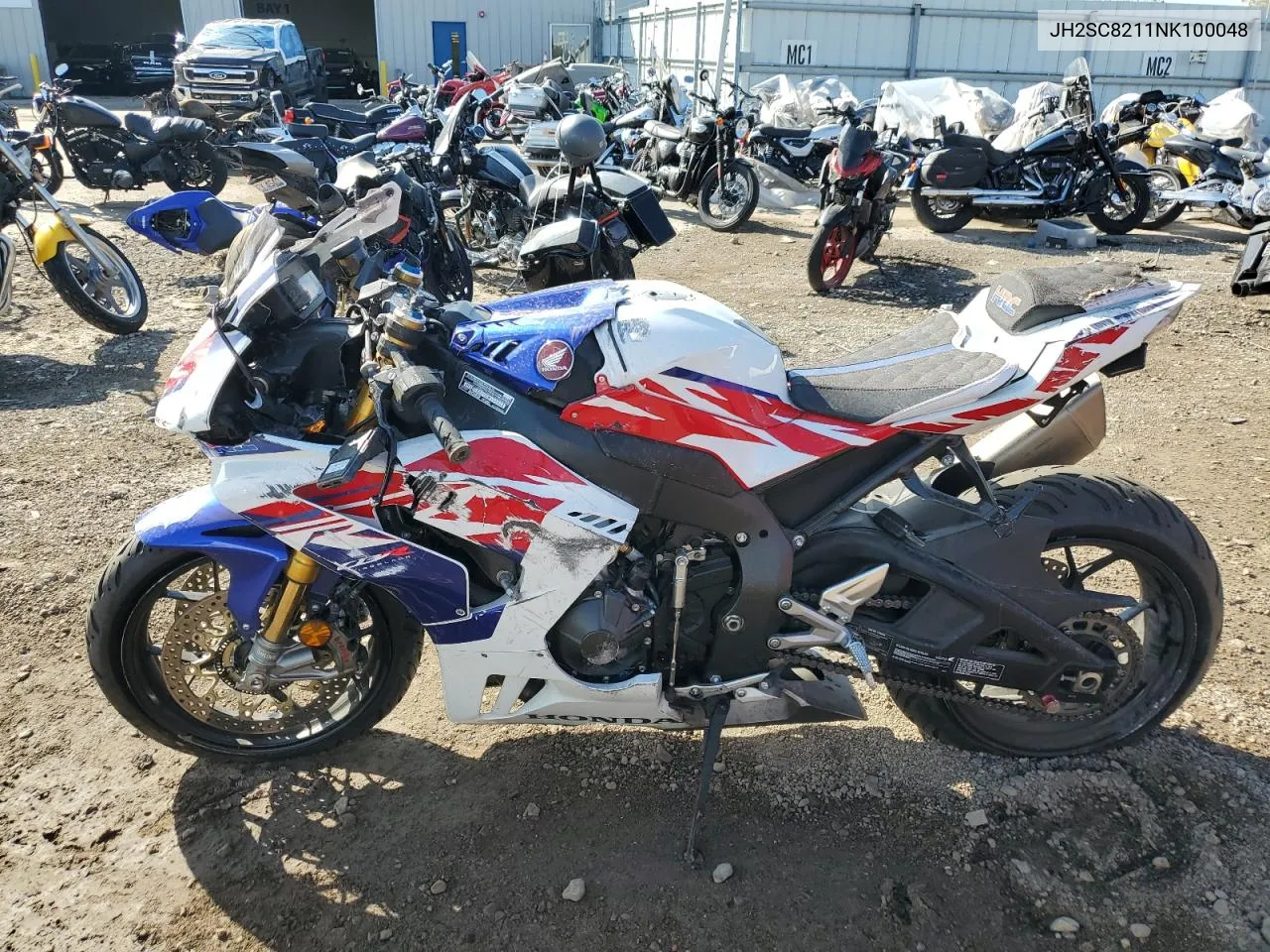 2022 Honda Cbr1000 Sp VIN: JH2SC8211NK100048 Lot: 73717774