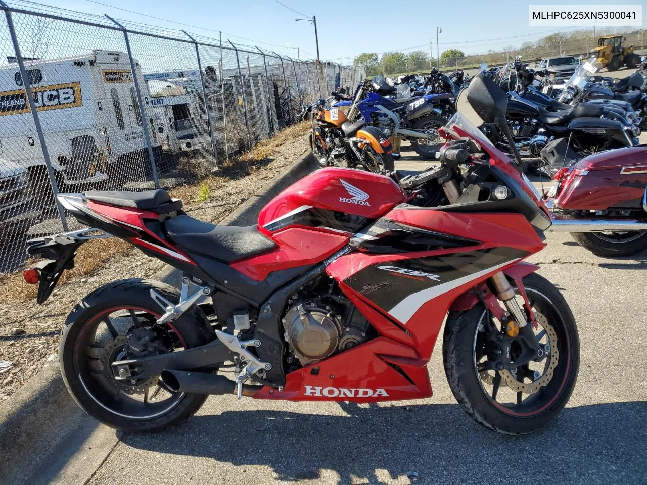 2022 Honda Cbr500 Ra VIN: MLHPC625XN5300041 Lot: 76317104