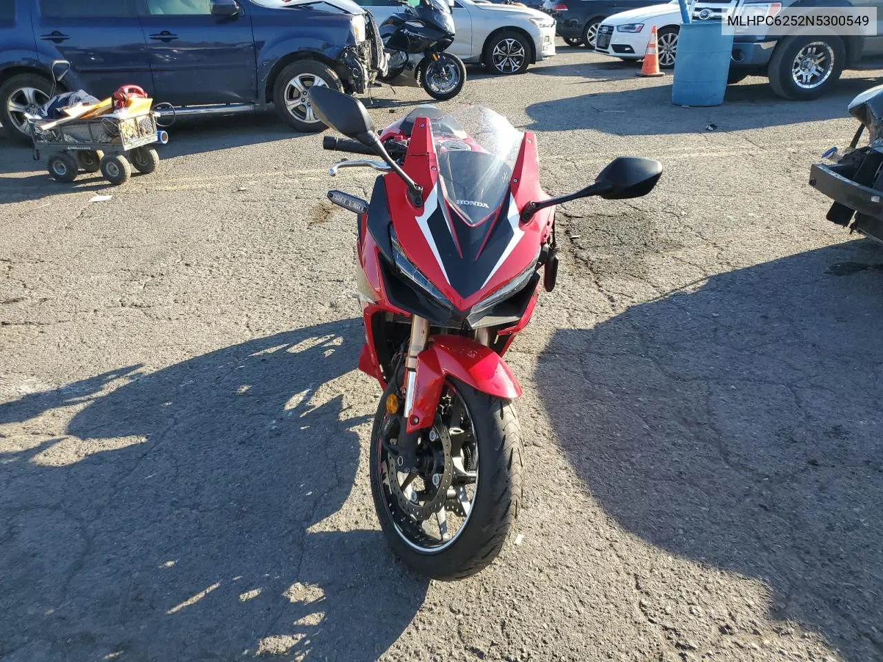 2022 Honda Cbr500 Ra VIN: MLHPC6252N5300549 Lot: 77074124