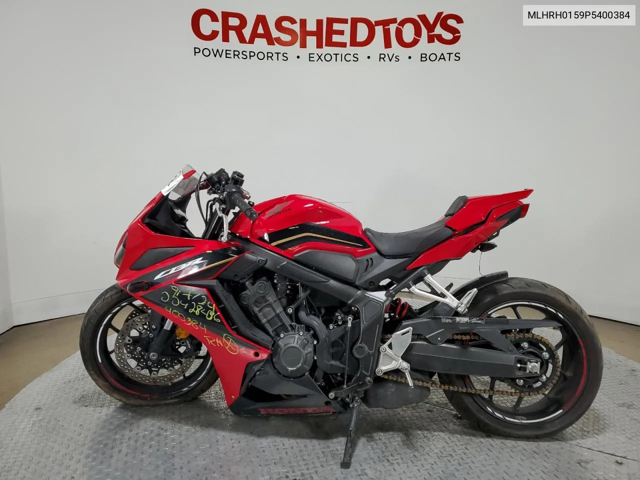 2023 Honda Cbr650 Ra VIN: MLHRH0159P5400384 Lot: 72334504