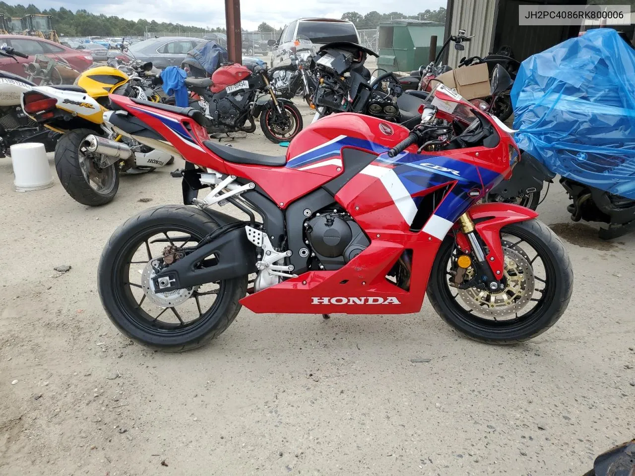 2024 Honda Cbr600 Ra VIN: JH2PC4086RK800006 Lot: 73815044