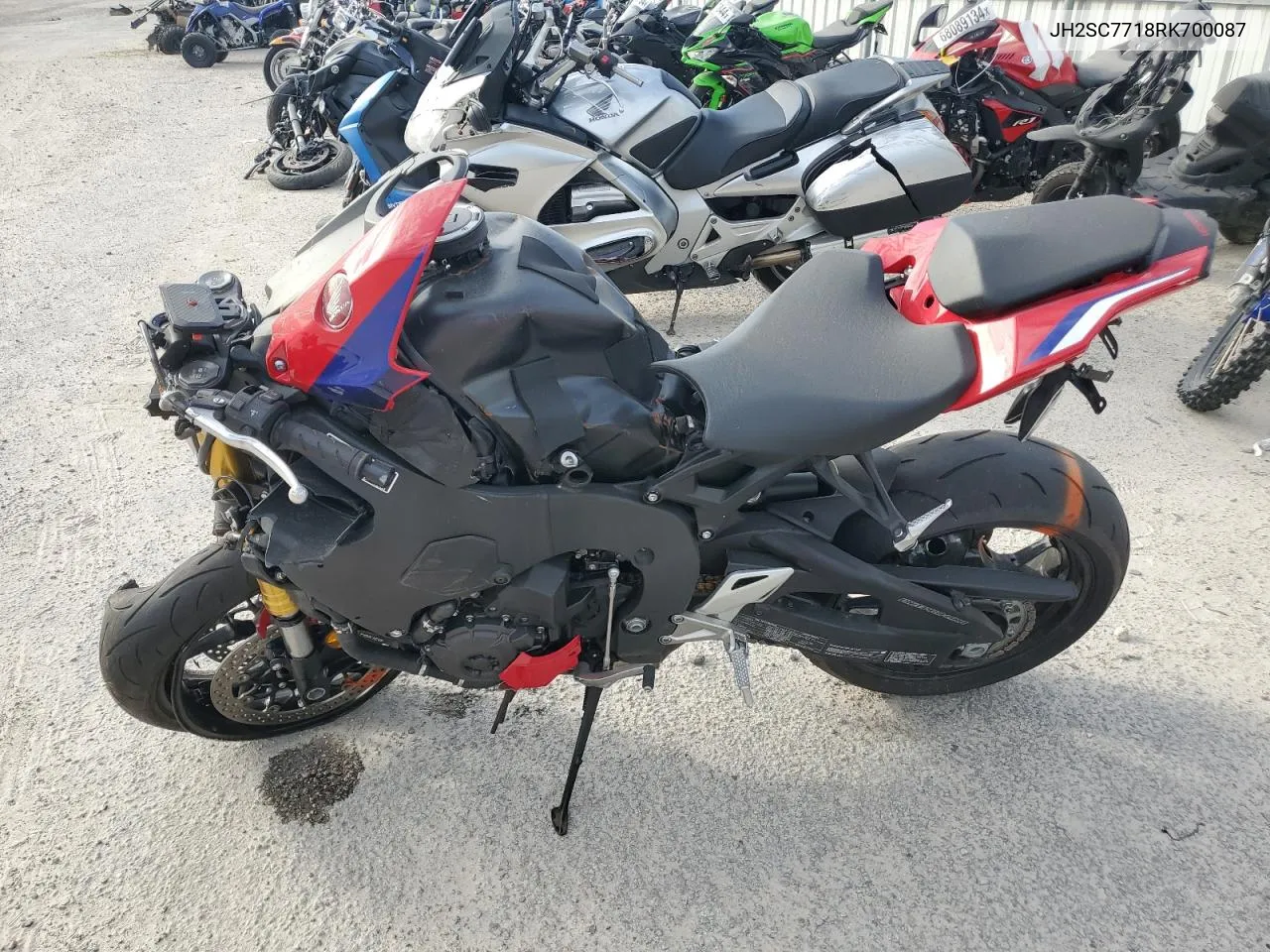 2024 Honda Cbr1000 Rr VIN: JH2SC7718RK700087 Lot: 74094194