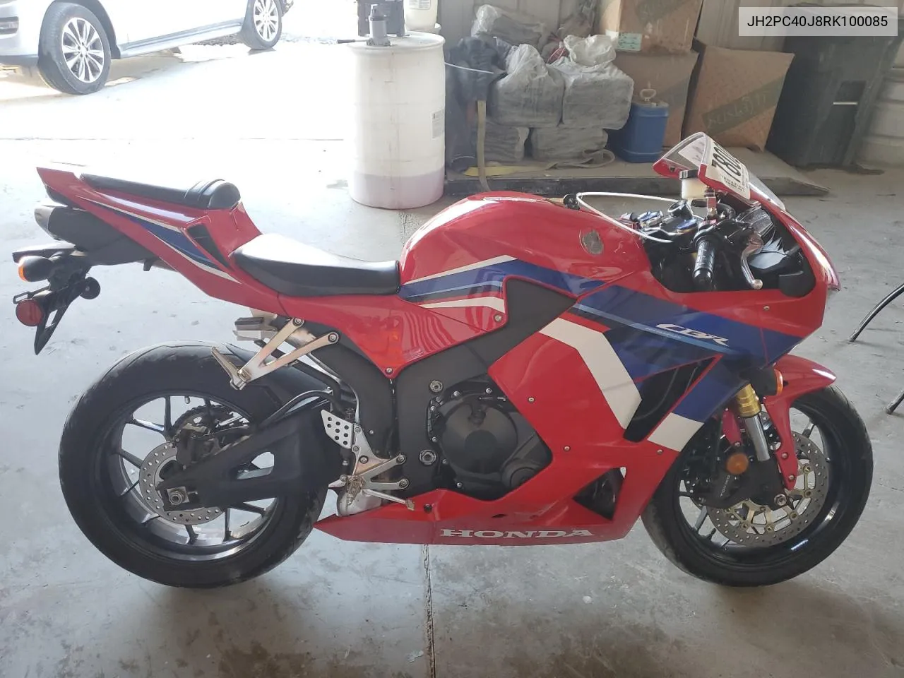 2024 Honda Cbr600 Rr VIN: JH2PC40J8RK100085 Lot: 78005644