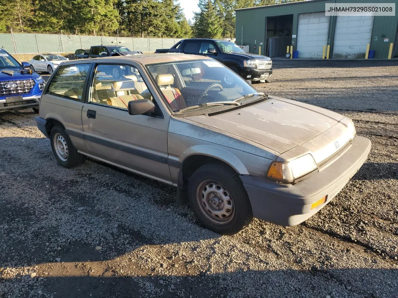 1986 Honda Civic 1500 Dx VIN: JHMAH7329GS021008 Lot: 79475154