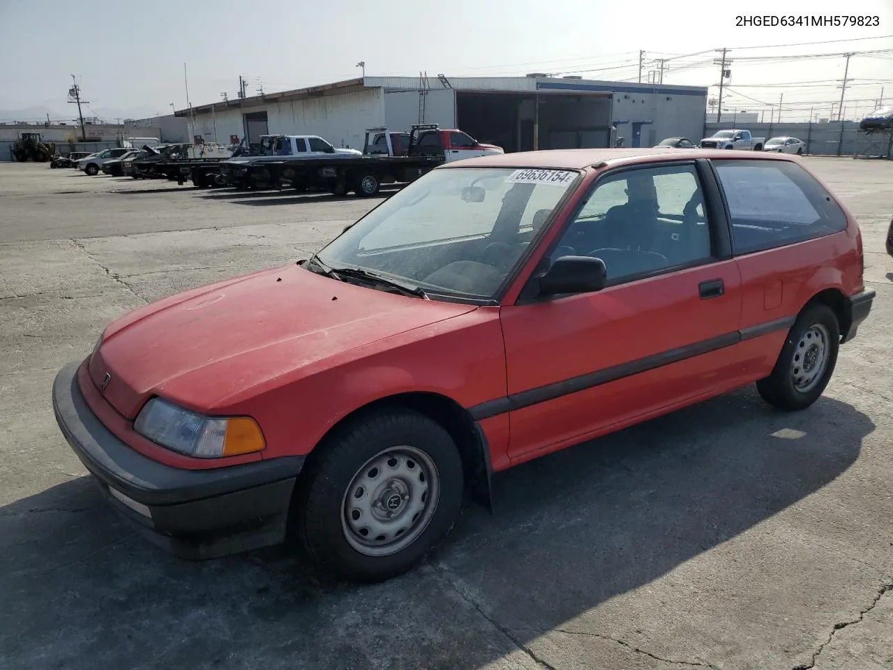 1990 Honda Civic VIN: 2HGED6341MH579823 Lot: 69636154