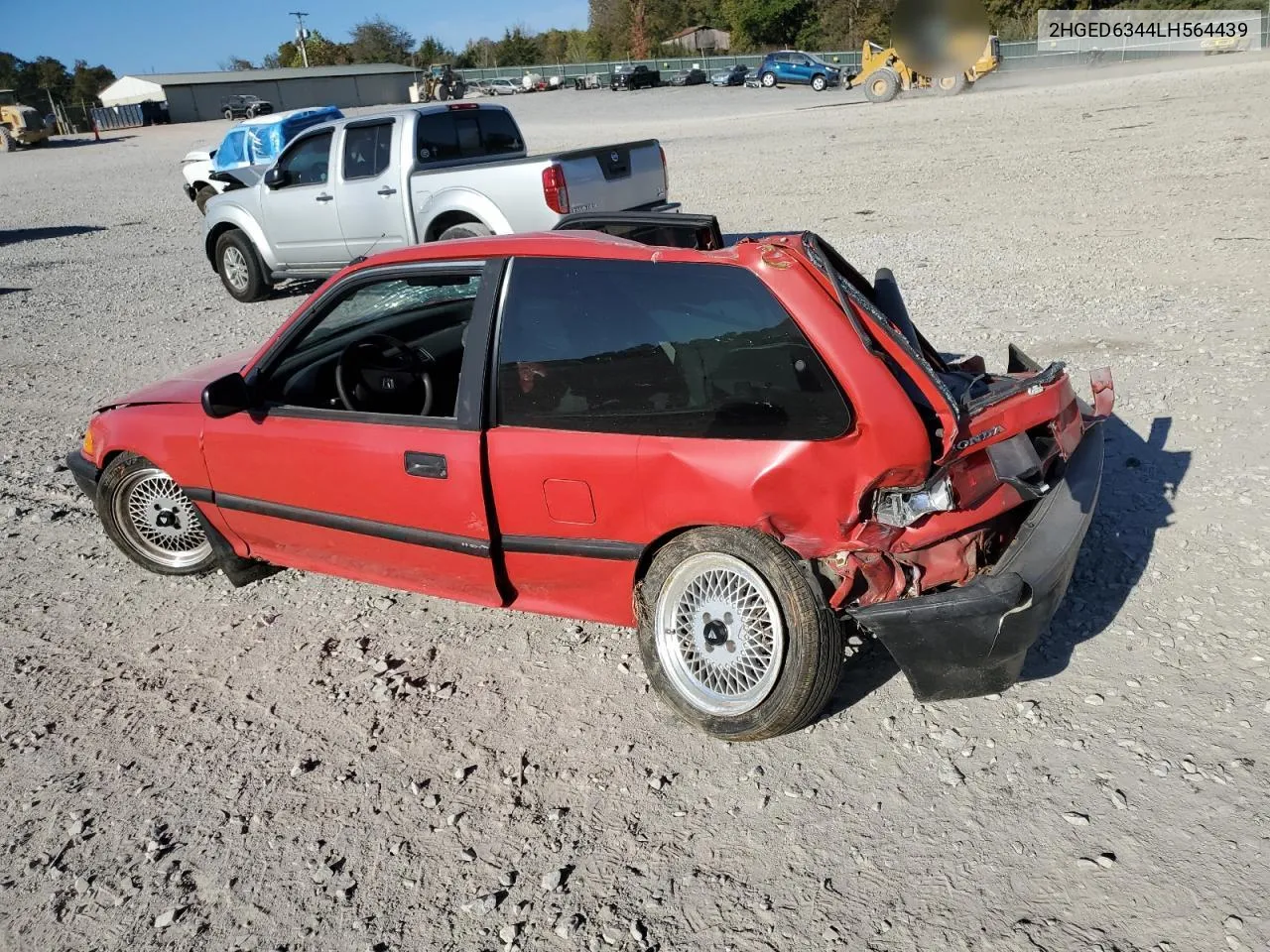 1990 Honda Civic VIN: 2HGED6344LH564439 Lot: 77142714