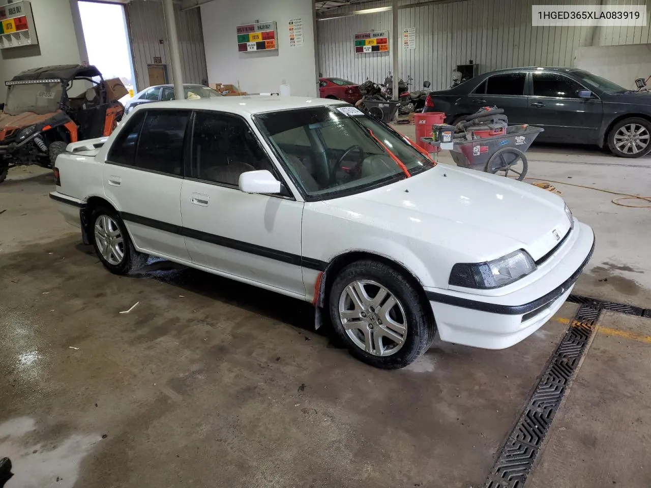 1990 Honda Civic Lx VIN: 1HGED365XLA083919 Lot: 80761914