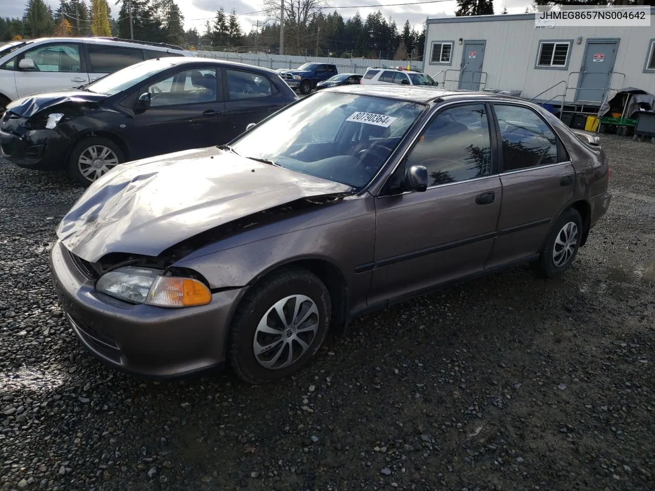 1992 Honda Civic Lx VIN: JHMEG8657NS004642 Lot: 80790364