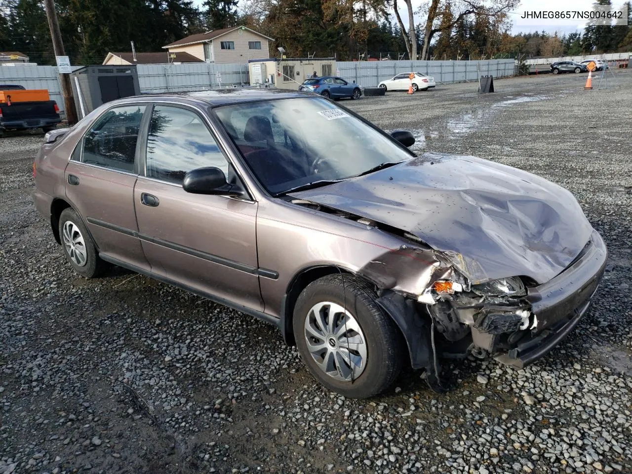 1992 Honda Civic Lx VIN: JHMEG8657NS004642 Lot: 80790364