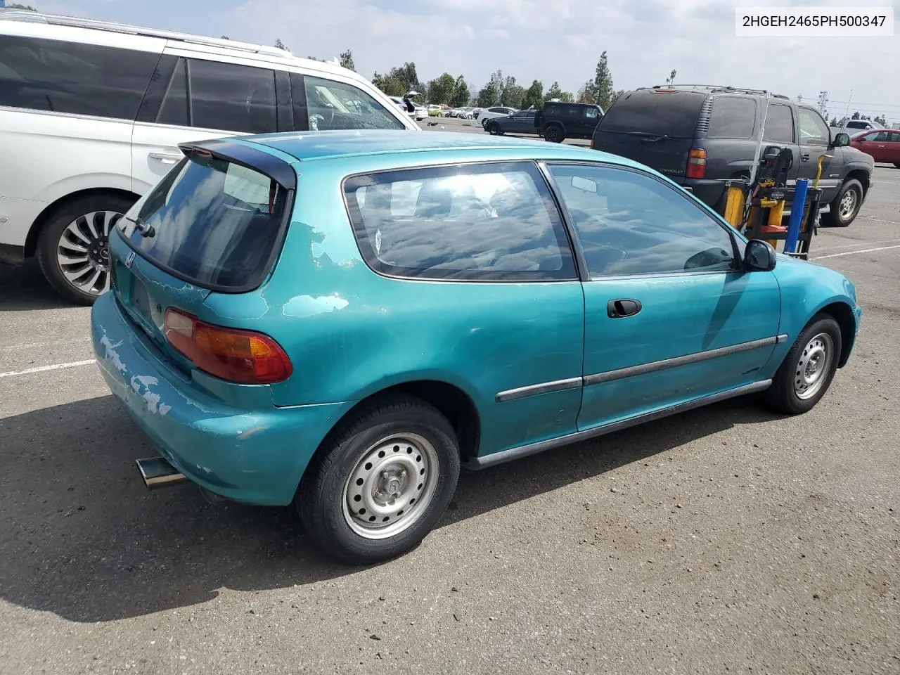 1993 Honda Civic Dx VIN: 2HGEH2465PH500347 Lot: 72458424