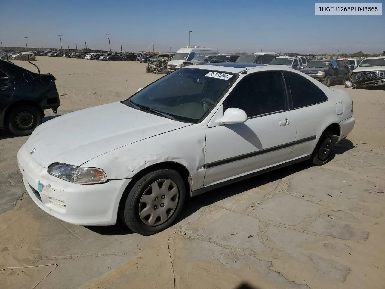 1993 Honda Civic Ex VIN: 1HGEJ1265PL048565 Lot: 78192384