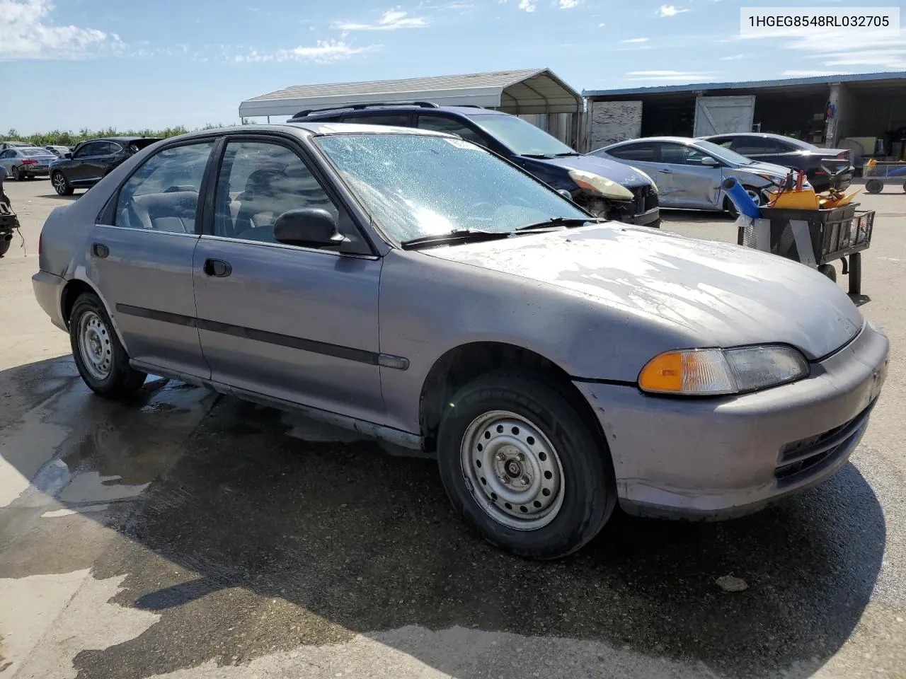 1994 Honda Civic Dx VIN: 1HGEG8548RL032705 Lot: 60747014