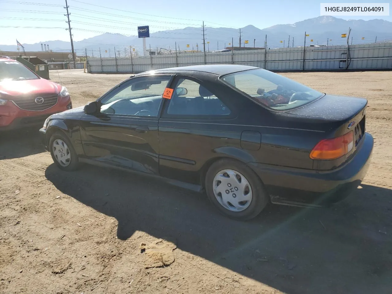 1996 Honda Civic Ex VIN: 1HGEJ8249TL064091 Lot: 76824694