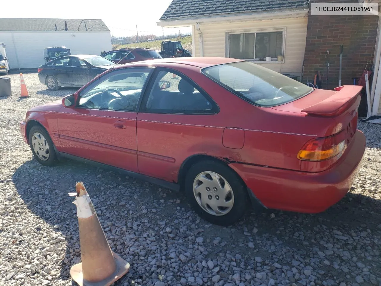 1996 Honda Civic Ex VIN: 1HGEJ8244TL051961 Lot: 80167494