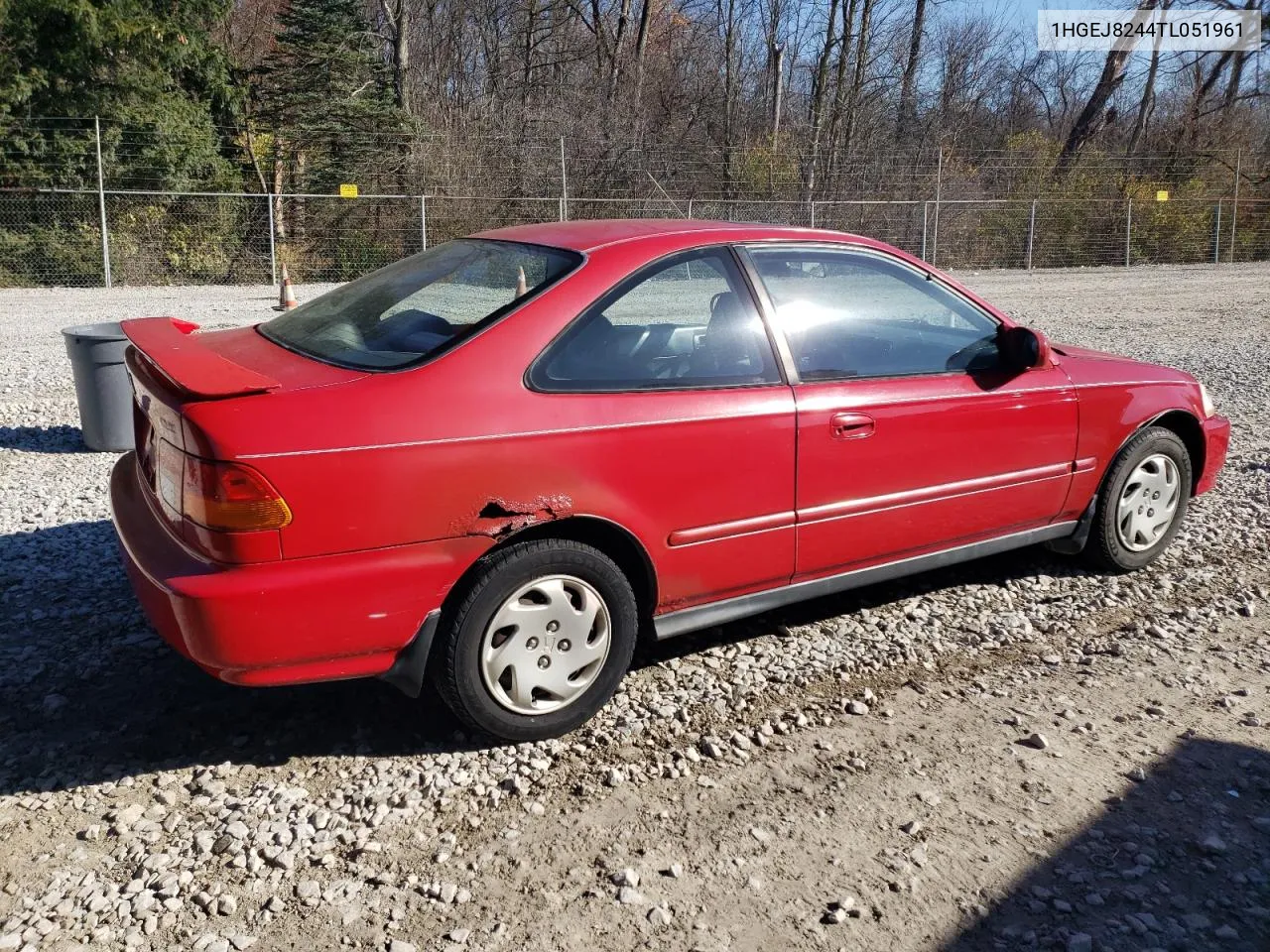 1996 Honda Civic Ex VIN: 1HGEJ8244TL051961 Lot: 80167494