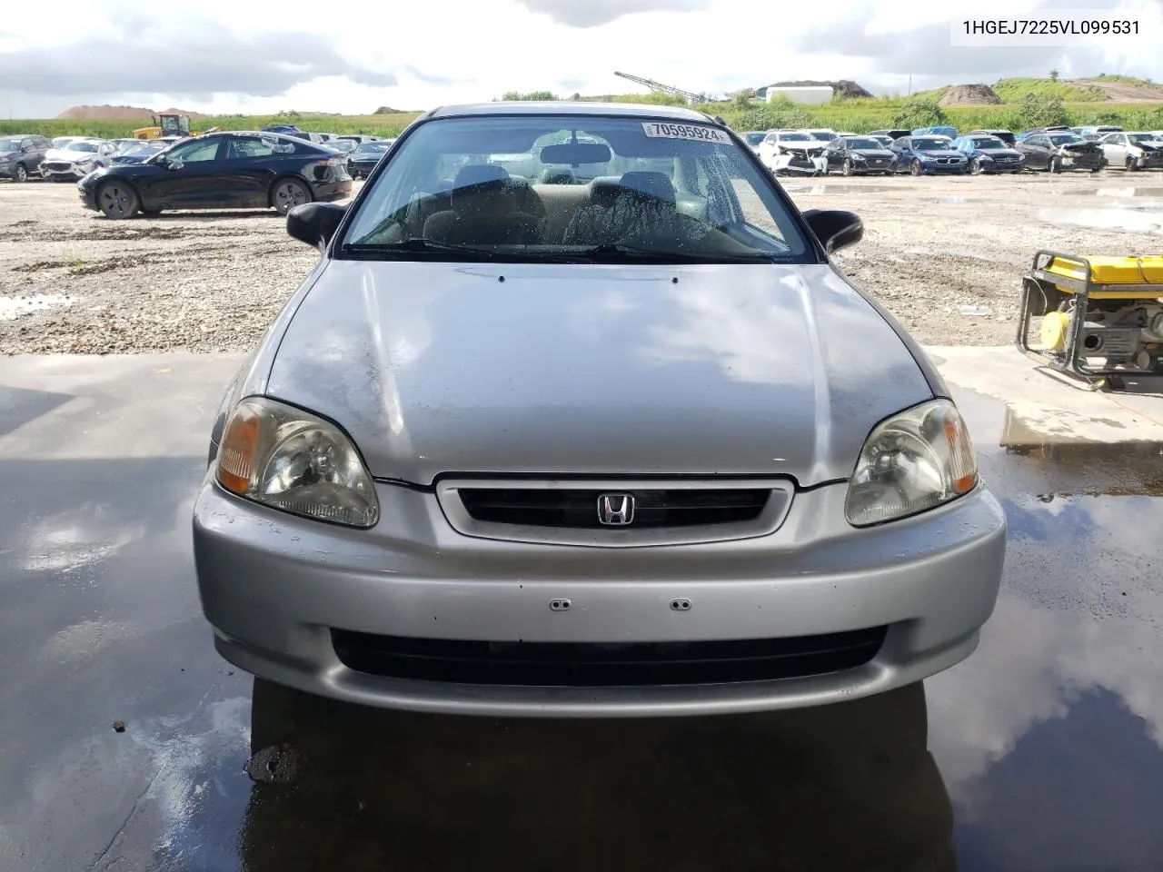 1997 Honda Civic Hx VIN: 1HGEJ7225VL099531 Lot: 70595924