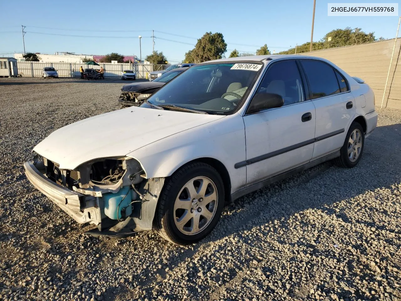 1997 Honda Civic Lx VIN: 2HGEJ6677VH559768 Lot: 79676874