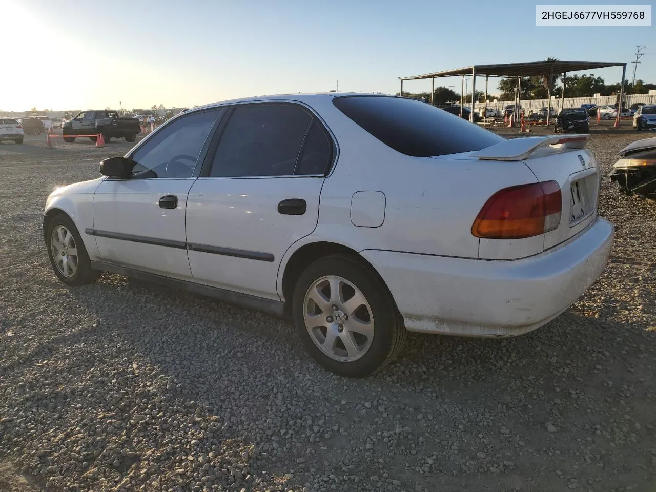 1997 Honda Civic Lx VIN: 2HGEJ6677VH559768 Lot: 79676874