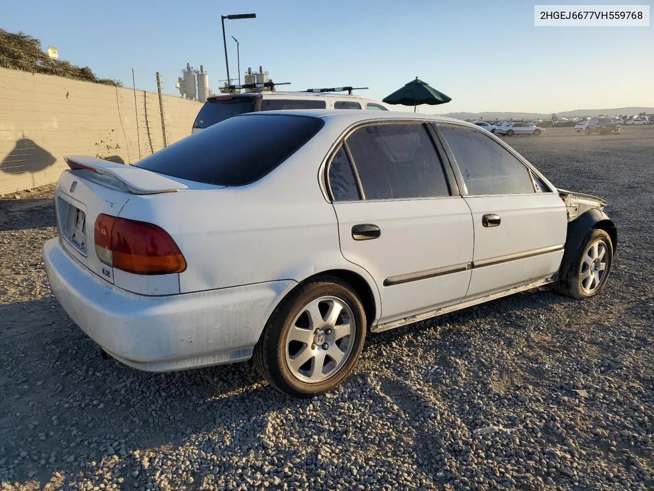 1997 Honda Civic Lx VIN: 2HGEJ6677VH559768 Lot: 79676874