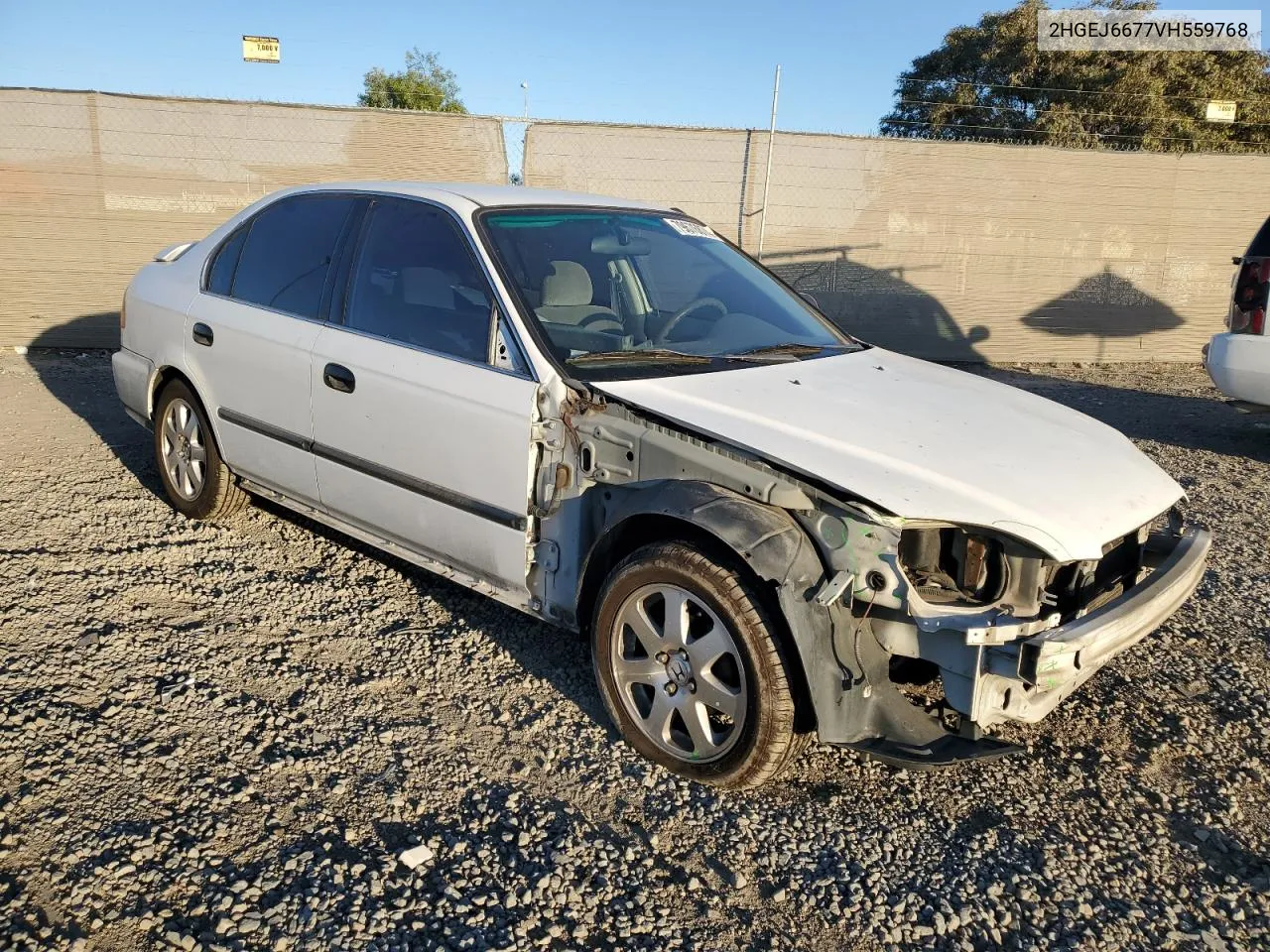 1997 Honda Civic Lx VIN: 2HGEJ6677VH559768 Lot: 79676874