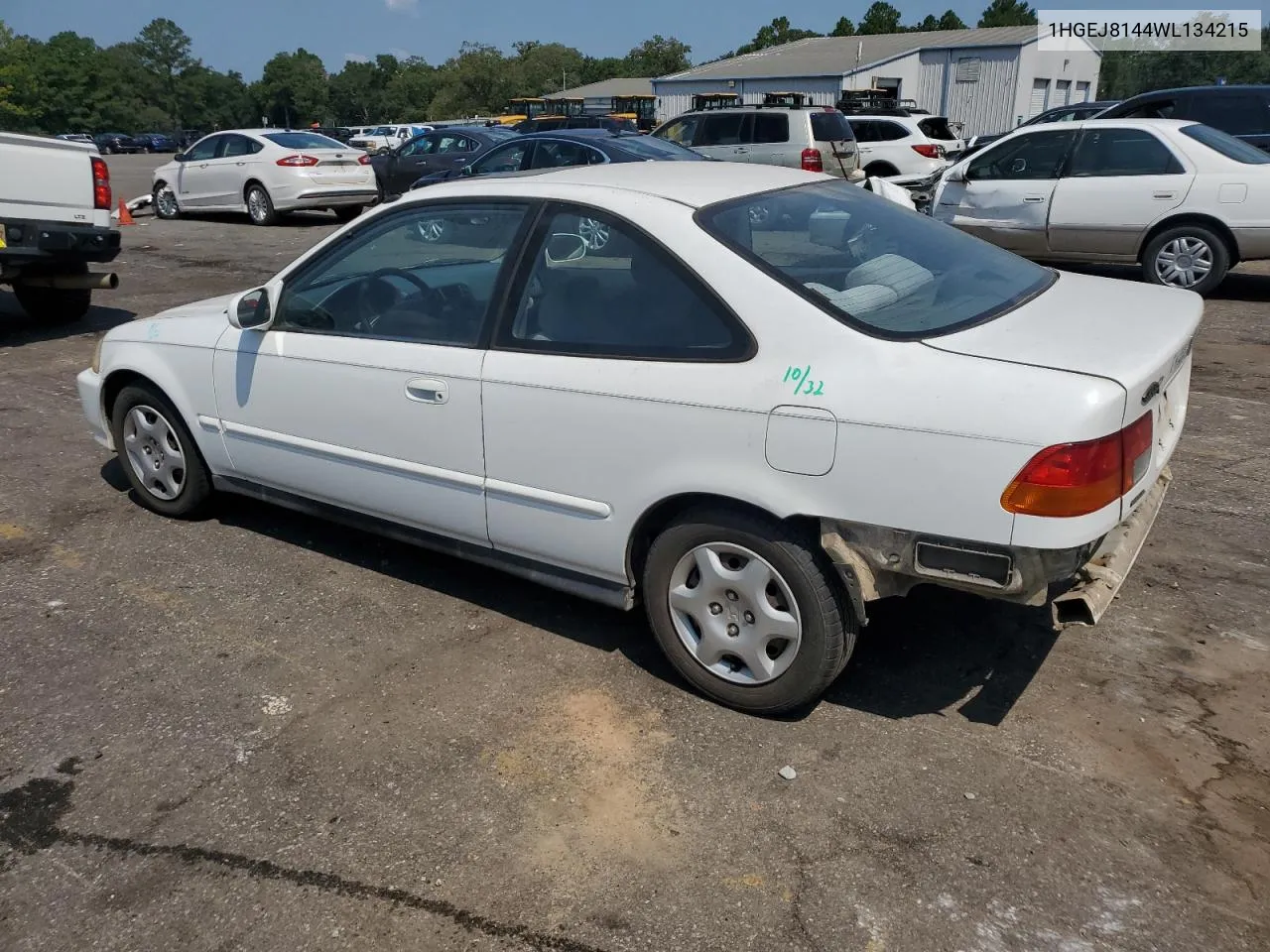 1HGEJ8144WL134215 1998 Honda Civic Ex