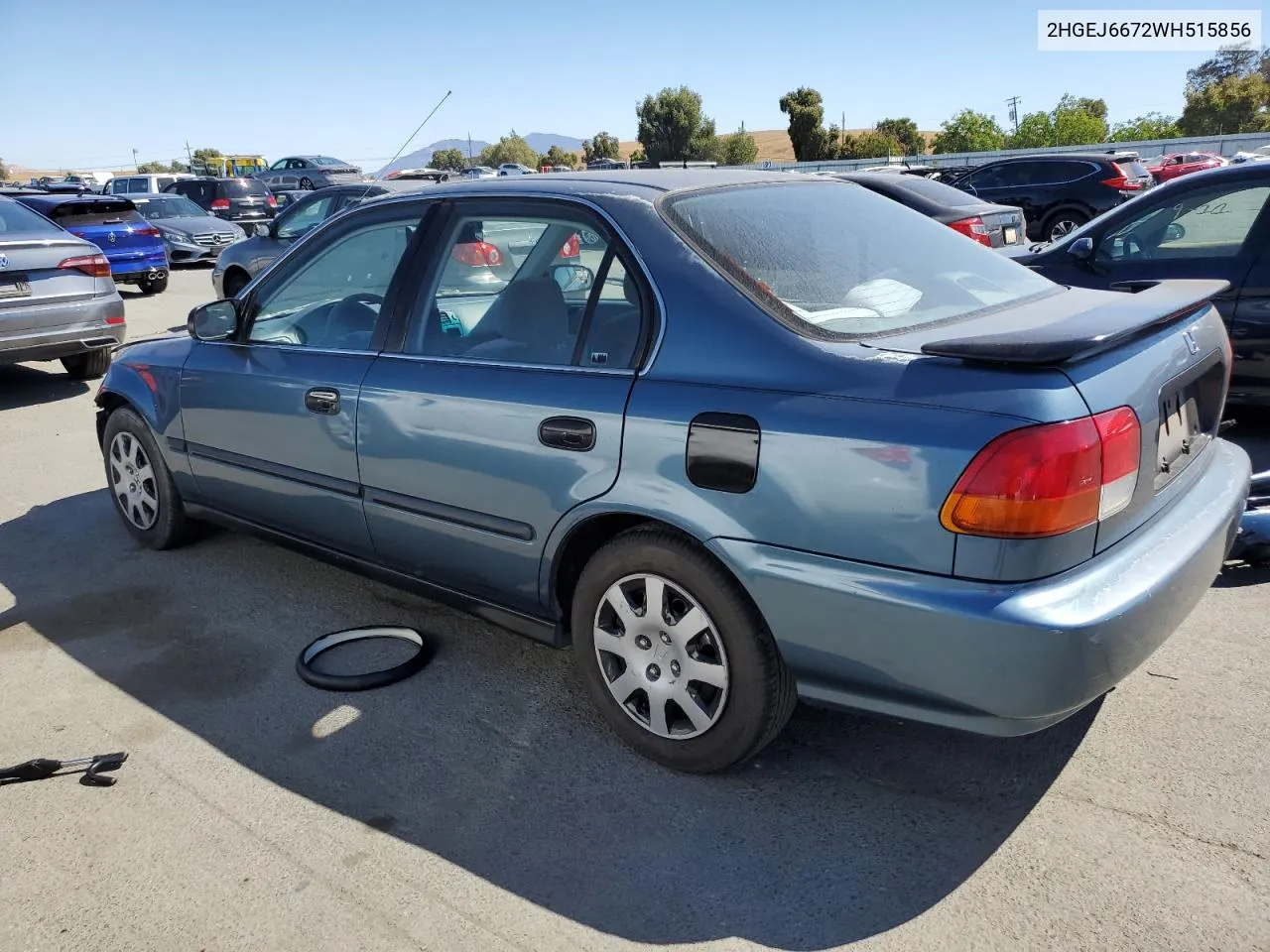 1998 Honda Civic Lx VIN: 2HGEJ6672WH515856 Lot: 71129394