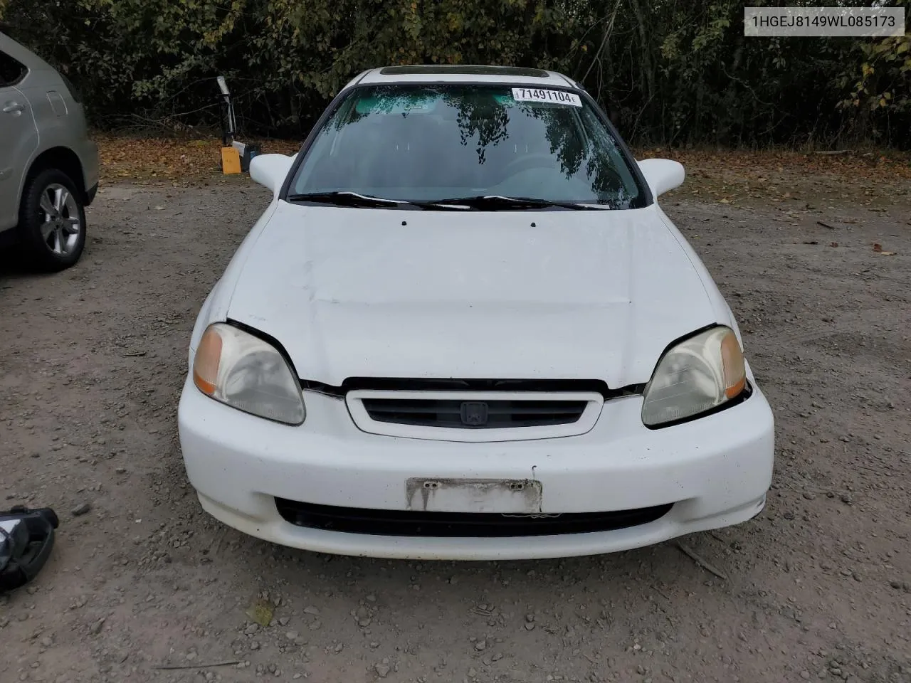 1998 Honda Civic Ex VIN: 1HGEJ8149WL085173 Lot: 71491104