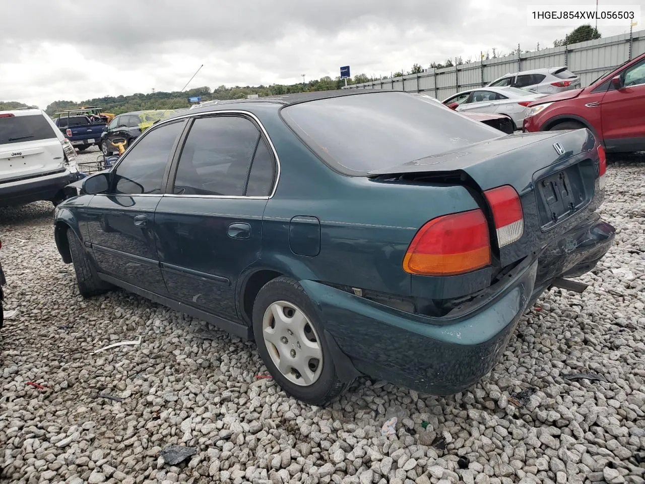 1998 Honda Civic Ex VIN: 1HGEJ854XWL056503 Lot: 72515074