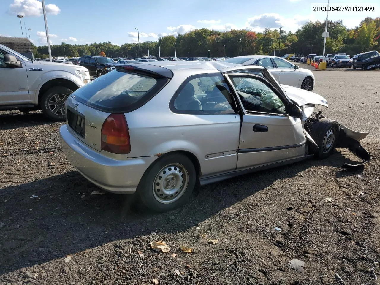 1998 Honda Civic Cx VIN: 2HGEJ6427WH121499 Lot: 73657704