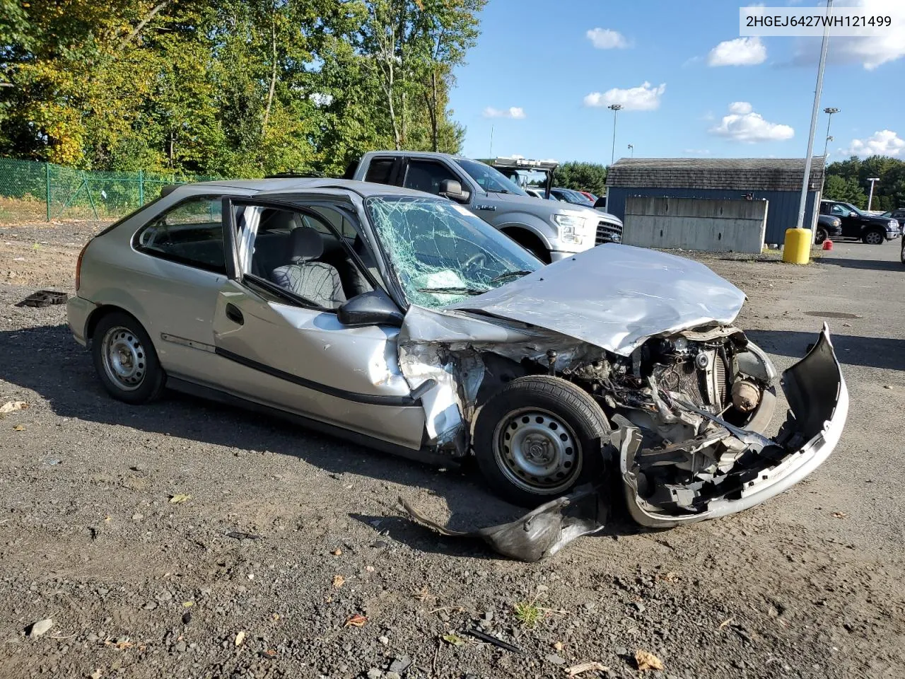 1998 Honda Civic Cx VIN: 2HGEJ6427WH121499 Lot: 73657704