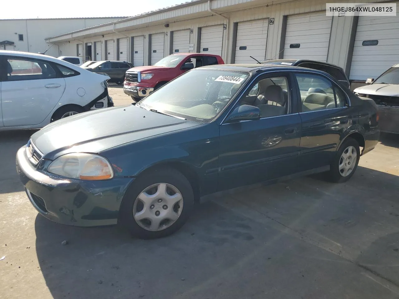 1998 Honda Civic Ex VIN: 1HGEJ864XWL048125 Lot: 73940844