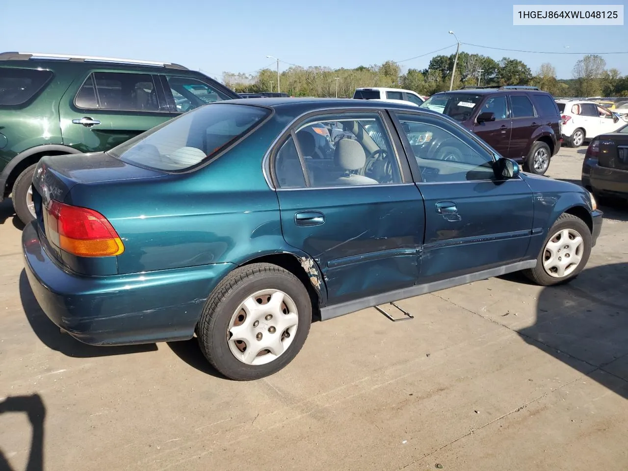 1998 Honda Civic Ex VIN: 1HGEJ864XWL048125 Lot: 73940844