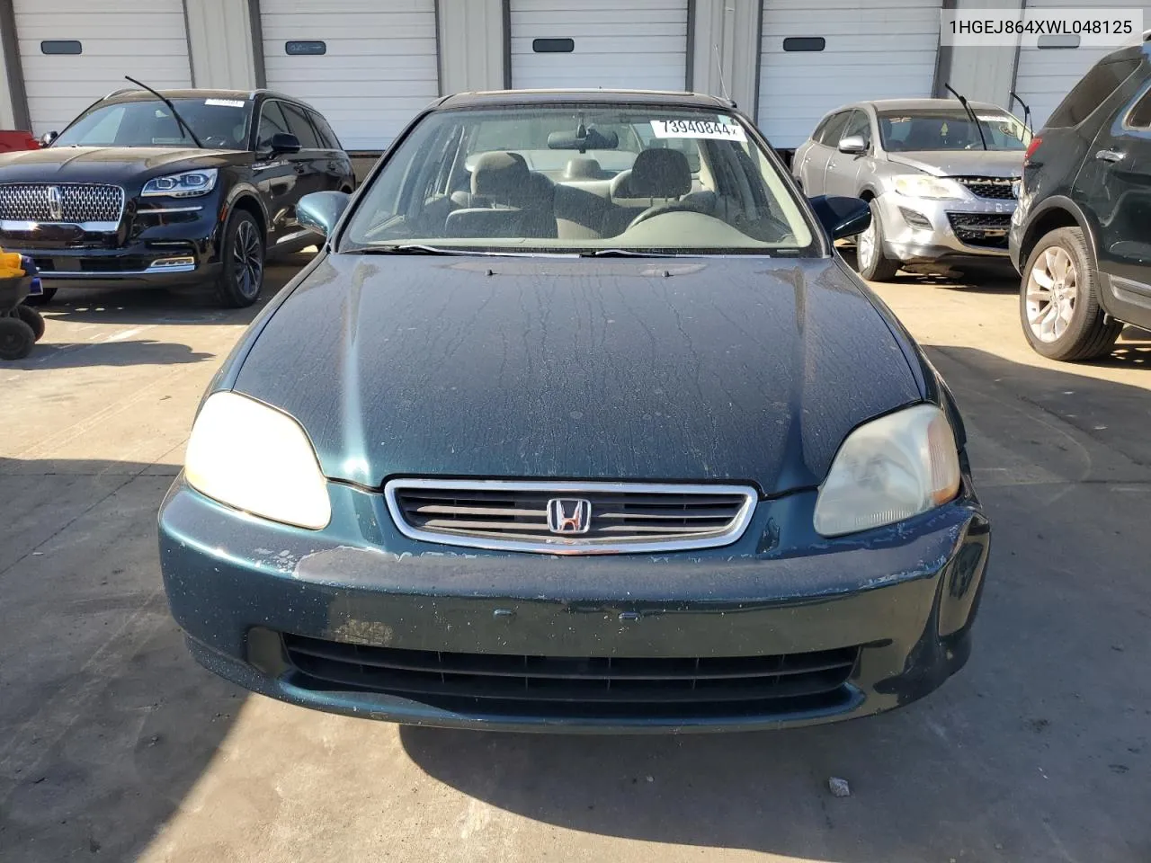 1998 Honda Civic Ex VIN: 1HGEJ864XWL048125 Lot: 73940844