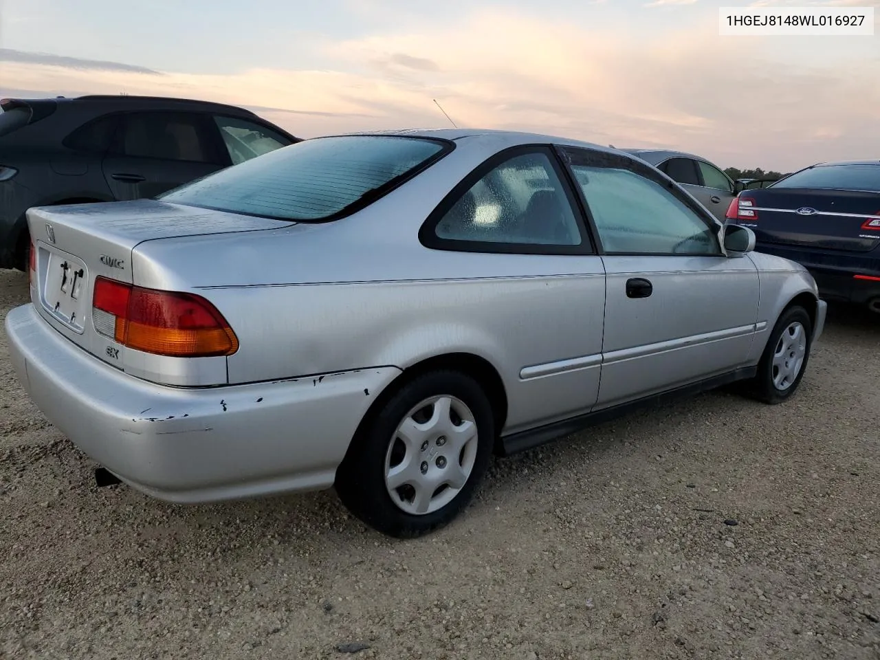 1998 Honda Civic Ex VIN: 1HGEJ8148WL016927 Lot: 74152574