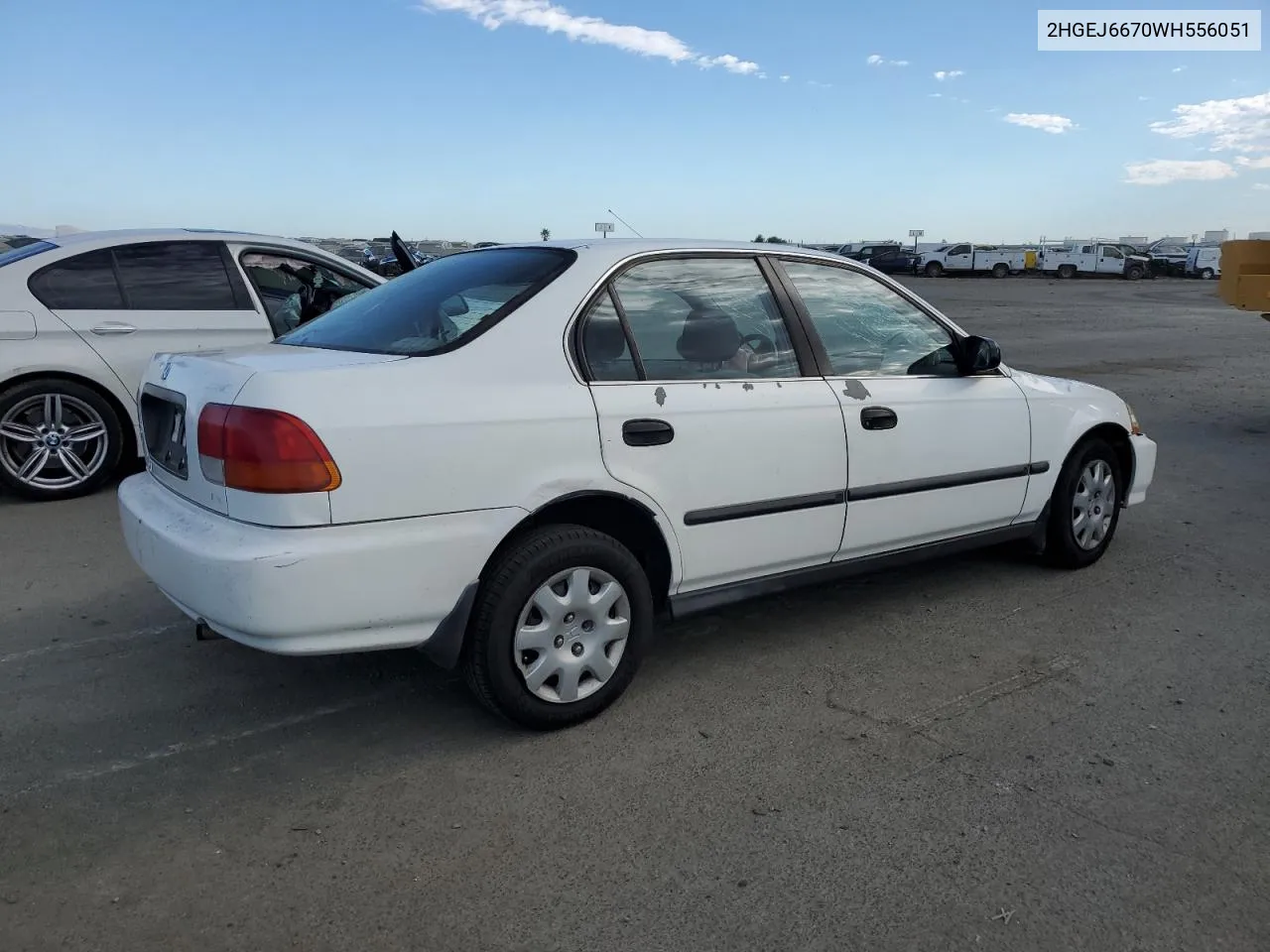 1998 Honda Civic Lx VIN: 2HGEJ6670WH556051 Lot: 74569384