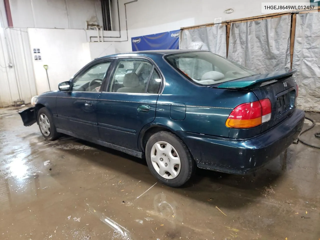 1998 Honda Civic Ex VIN: 1HGEJ8649WL012457 Lot: 76780314