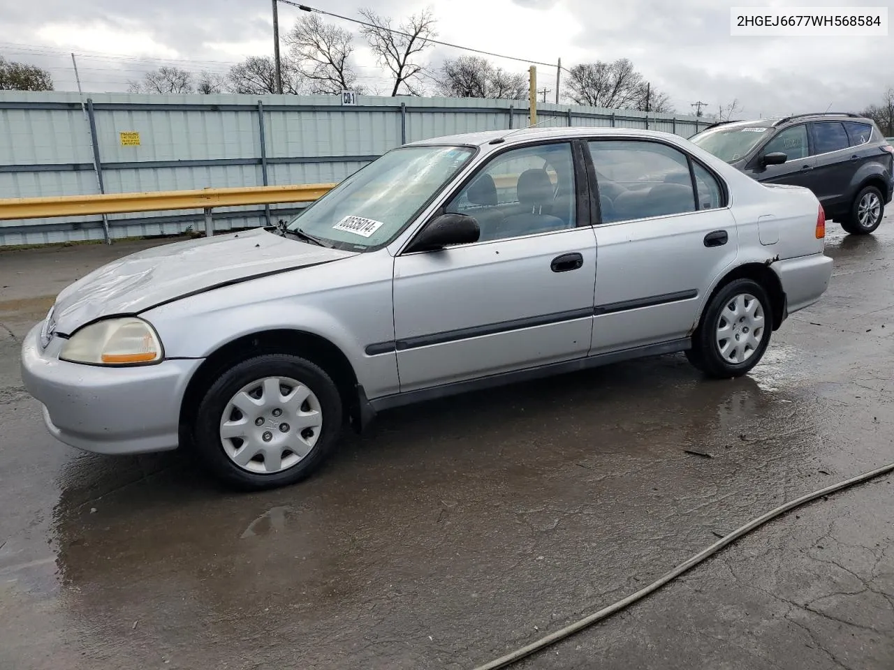 1998 Honda Civic Lx VIN: 2HGEJ6677WH568584 Lot: 80535014