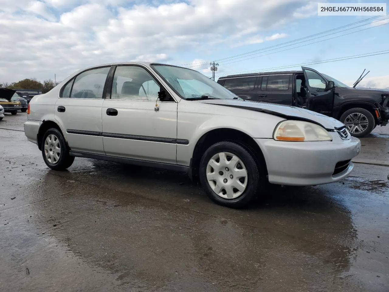 1998 Honda Civic Lx VIN: 2HGEJ6677WH568584 Lot: 80535014