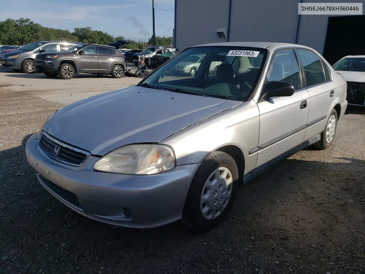 1999 Honda Civic Lx VIN: 2HGEJ6678XH560446 Lot: 56669794