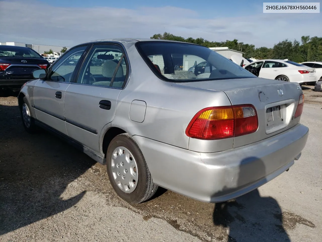 1999 Honda Civic Lx VIN: 2HGEJ6678XH560446 Lot: 56669794