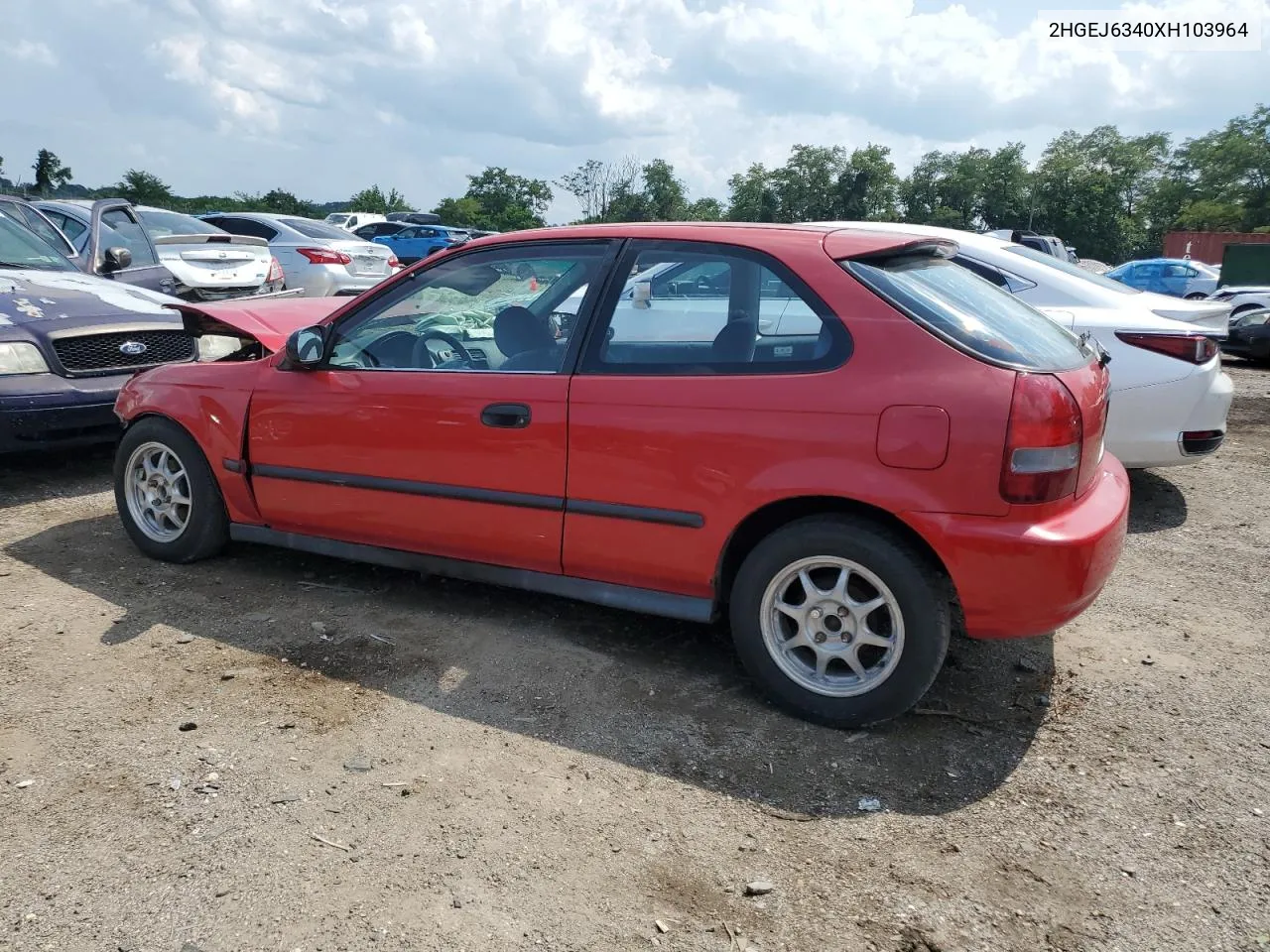 1999 Honda Civic Dx VIN: 2HGEJ6340XH103964 Lot: 65943694