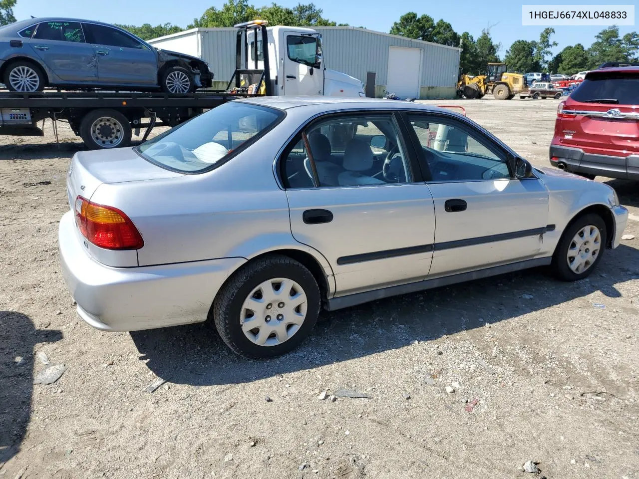 1HGEJ6674XL048833 1999 Honda Civic Lx