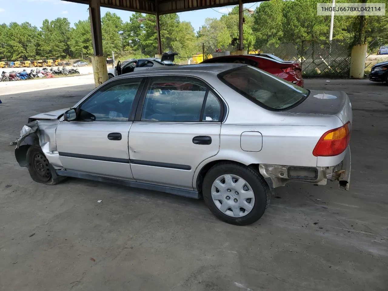 1999 Honda Civic Lx VIN: 1HGEJ6678XL042114 Lot: 68916524