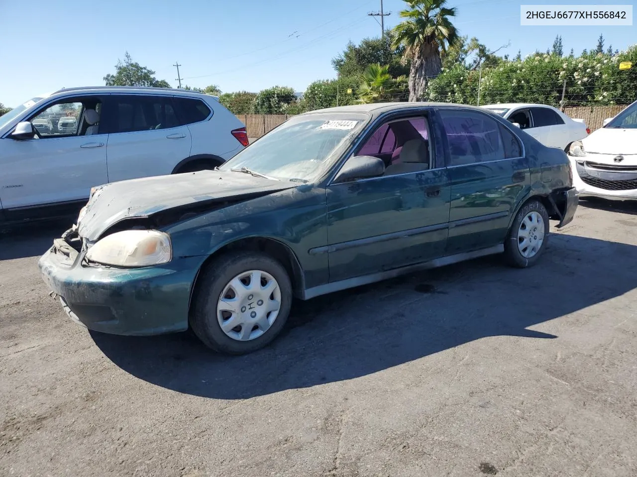 1999 Honda Civic Lx VIN: 2HGEJ6677XH556842 Lot: 68931274