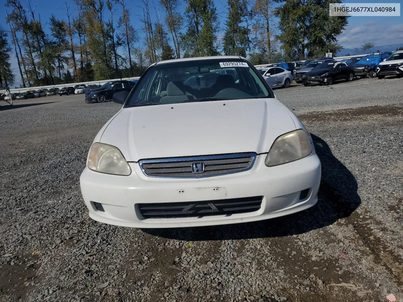 1999 Honda Civic Lx VIN: 1HGEJ6677XL040984 Lot: 69295274